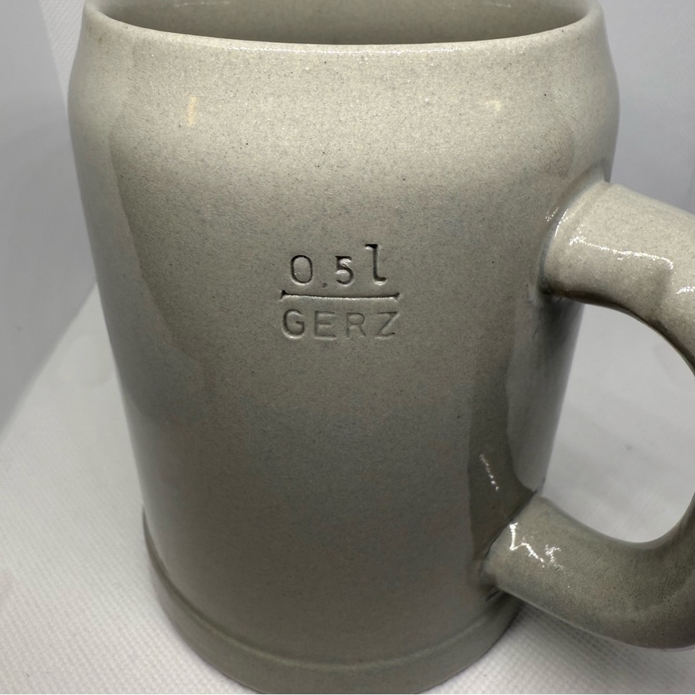 GERZ Henninger Brau Frankfurt-Main Beer Mug W GERMANY 0.5L  Stoneware Vintage - Picture 3 of 10